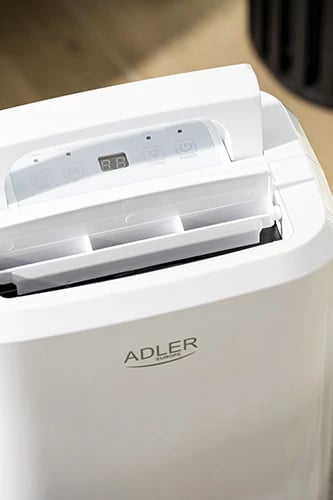 Largues lagështie Adler AD 7861, kompresor, 10L/24h, LCD, depozitë 2L, timer 1-24h, R290, i bardhë