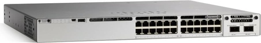 Switch Cisco Catalyst 9300, 24 porta, Gigabit Ethernet, PoE+, Managed, gri