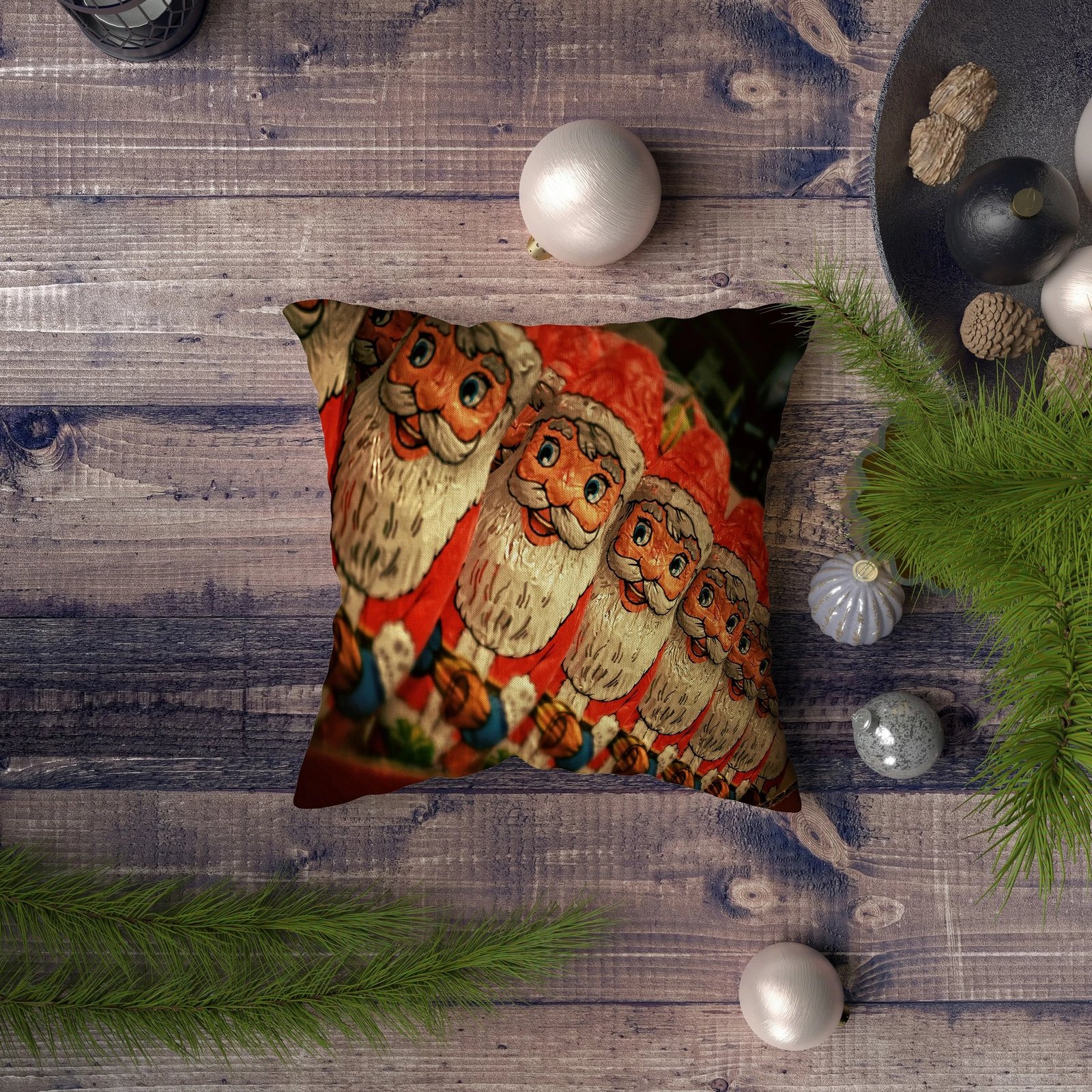 Jastëk dekorativ Aberto Design, NYXMAS051, shumëngjyrësh, 43x43cm