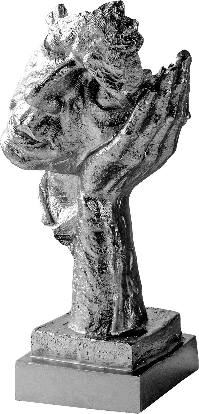 Objekt dekorativ Evila Originals, Yak-030-B, ngjyrë argjendi