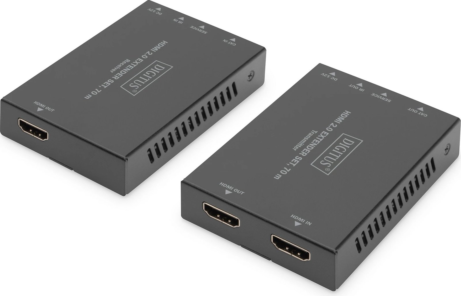 HDMI extender Digitus set 4K 70m, AV transmetues & pranues, i zi