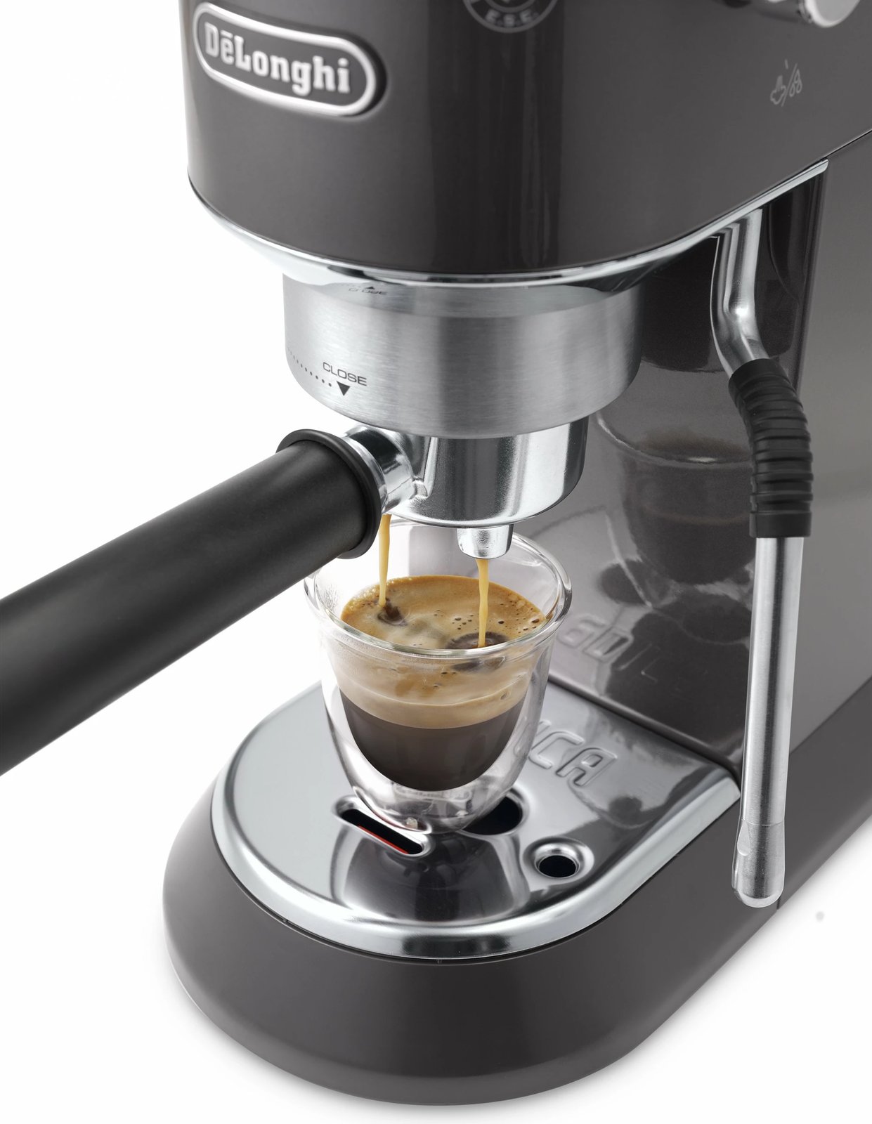 Aparat espresso DeLonghi Dedica Arte EC885.GY, 1L, 15 bar, gri
