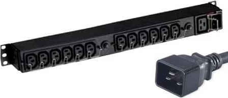 PDU Eaton FlexPDU EFLX12I, 12x C13, 1x C19, 1U, e zezë