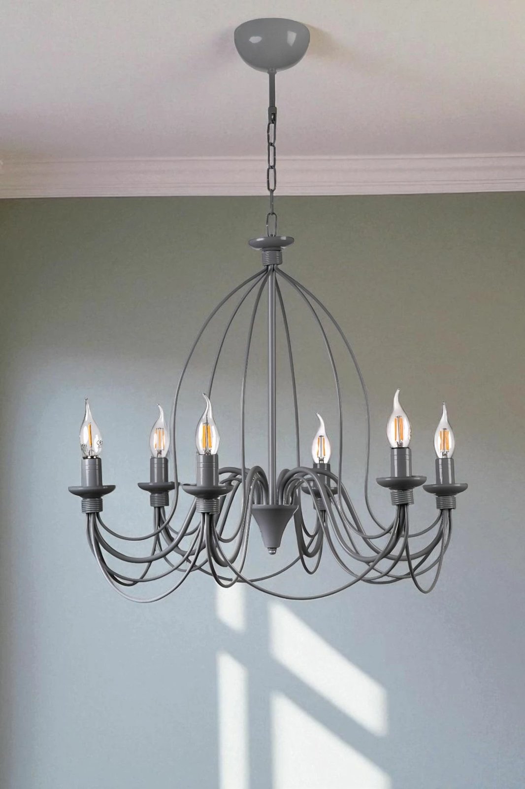 Llambadar Opviq, 8991-6, ngjyrë gri