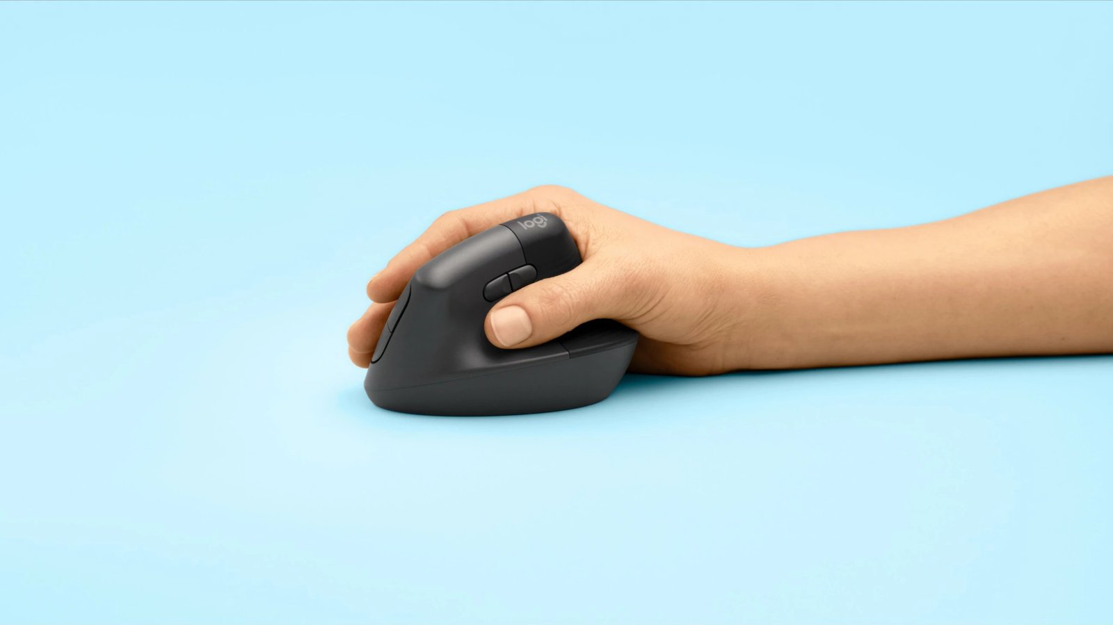Maus vertikal ergonomik Logitech Lift, RF Wireless + Bluetooth, 4000 DPI, hiri