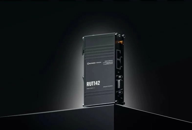 Router industrial TELTONIKA RUT142, xDSL, FastEthernet, RS232, i zi