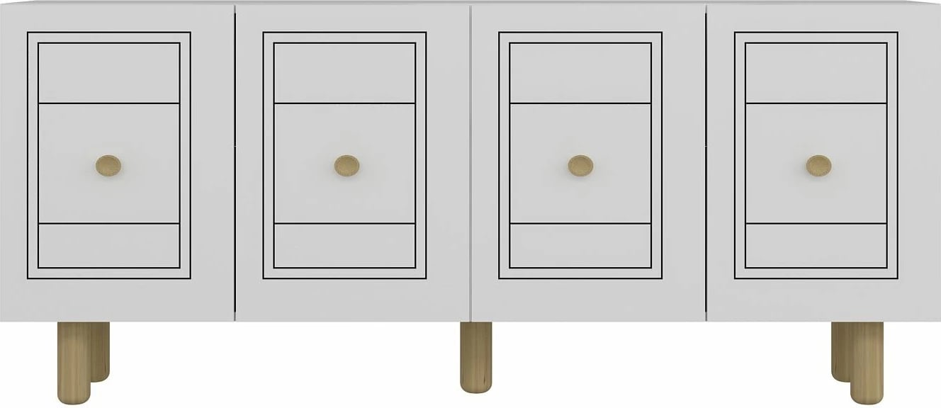 Konsolë Skye Decor, Dario Bohem, e bardhë