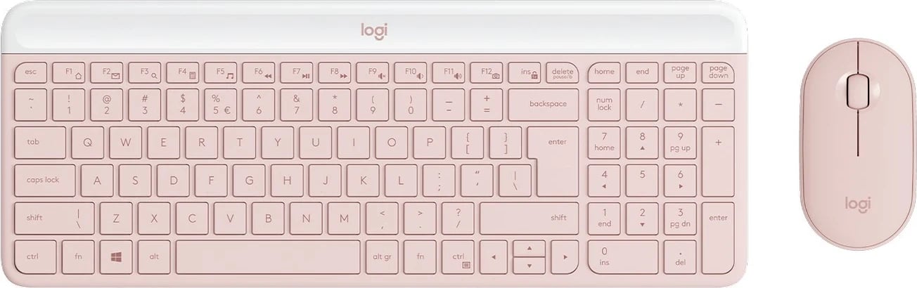 Set tastierë & maus Logitech MK470, Wi-Fi, rozë