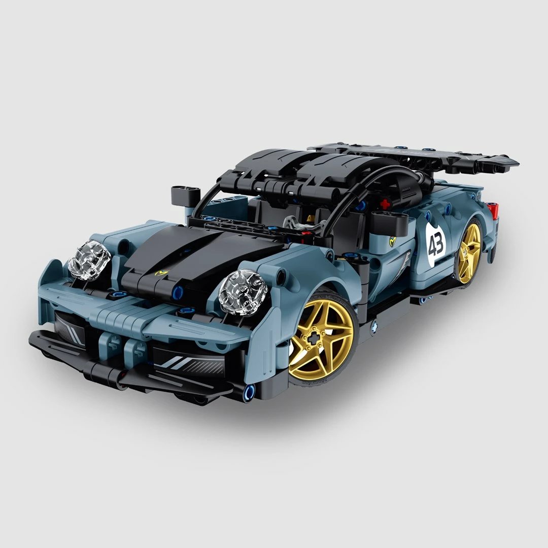 Set blloqe ndërtimi IM MASTER RC Super Car, 449 pjesë, grafit