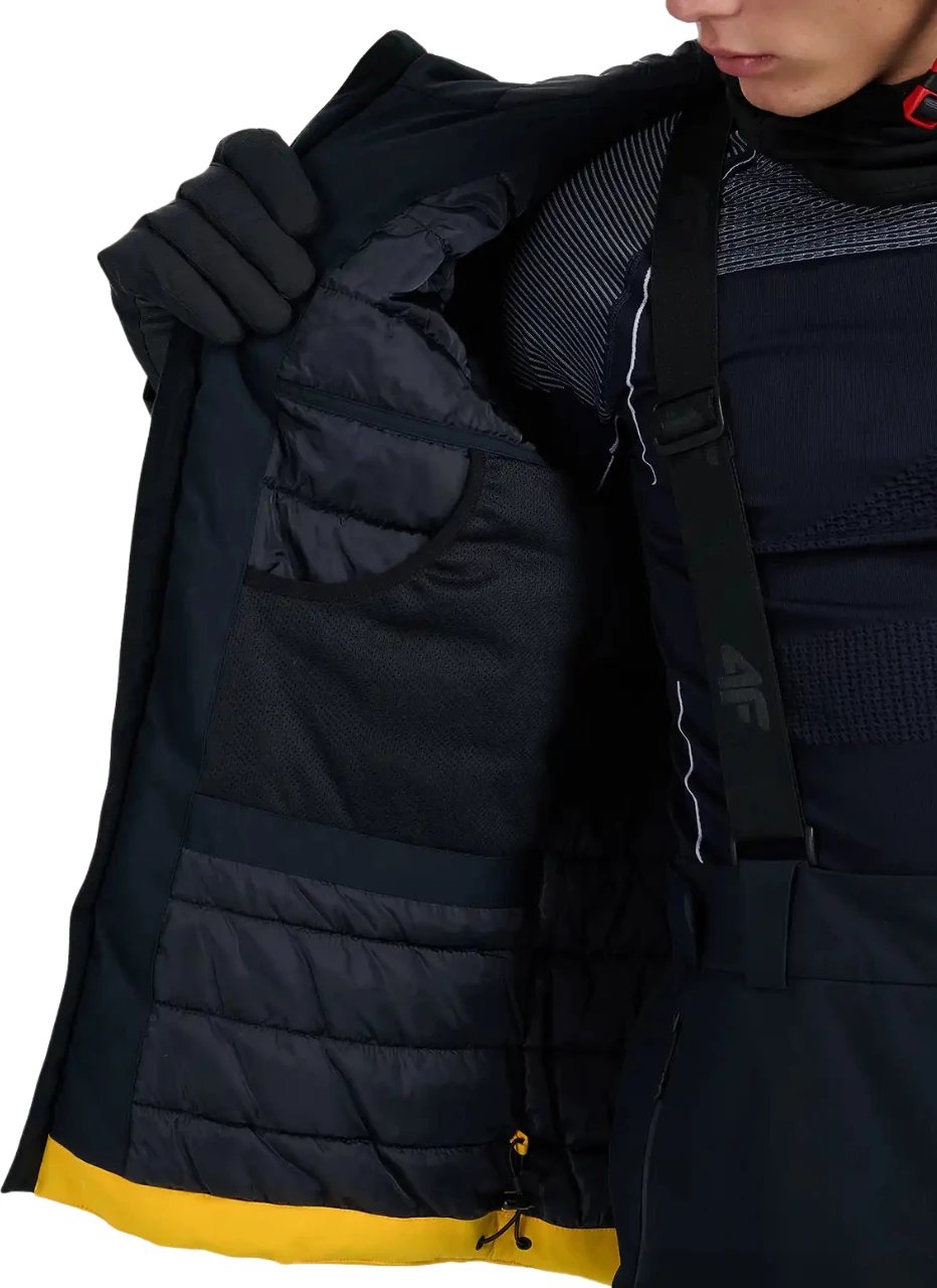 Jakne skijimi për meshkuj 4F, e verdhë