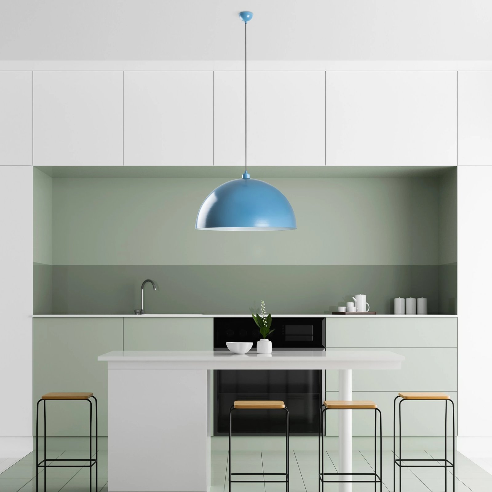 Llambë tavani Opviq, Kure 236, ngjyrë kaltër e çelët