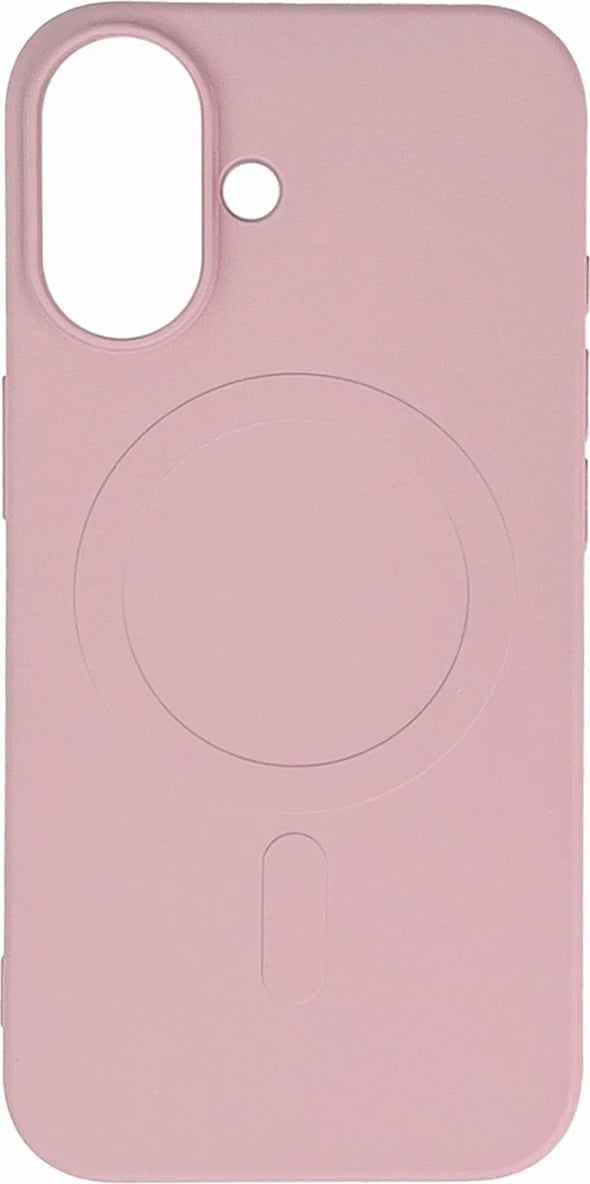 Mbështjellës Hurtel Liquid Silicone Case me MagSafe për Samsung Galaxy S25 Edge, Rozë