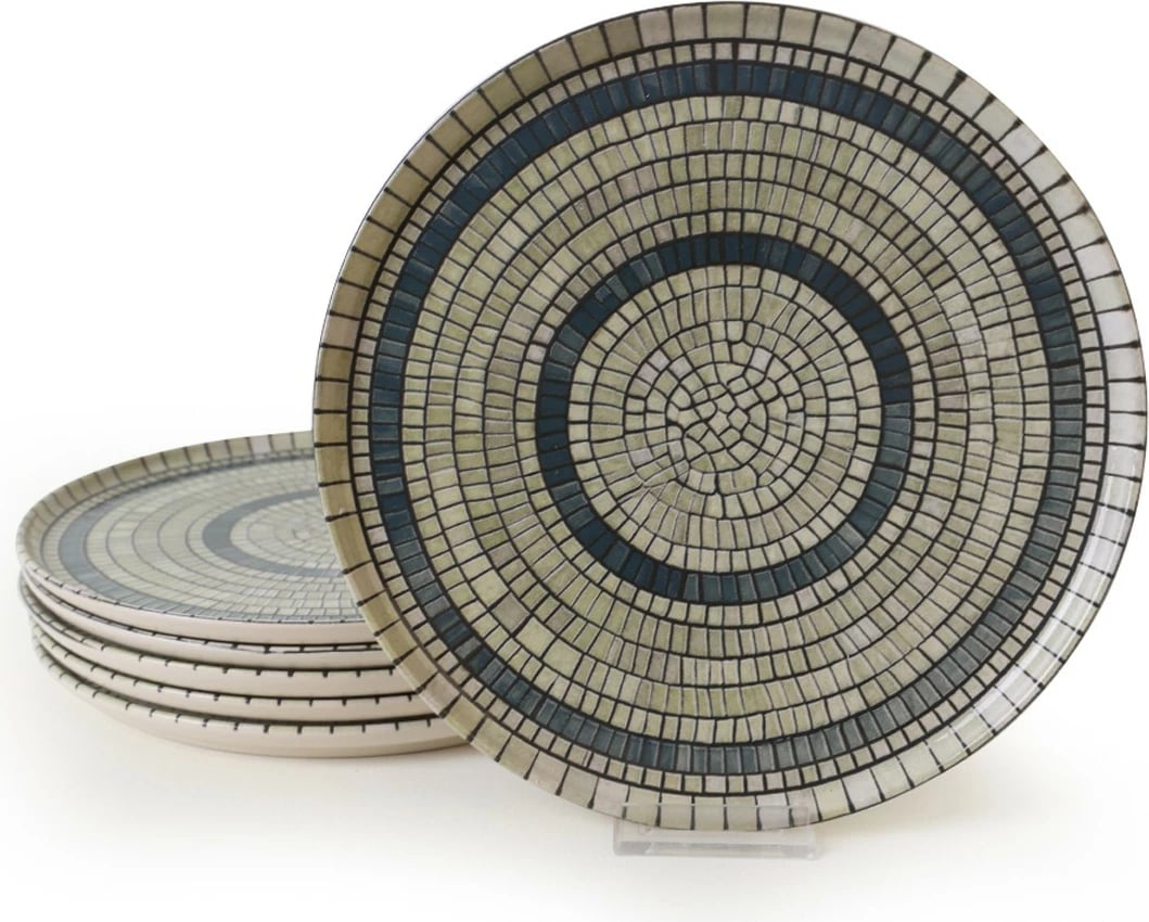 Set pjatash (6 copë), Hermia Concept, krem, X00017441