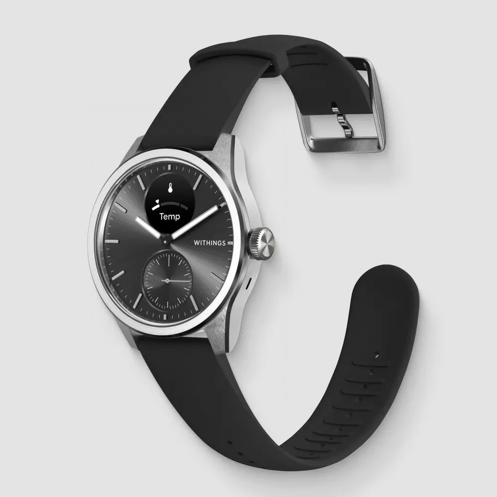 Smartwatch Withings ScanWatch 2, 1.6 cm, OLED, 52.6 g, ngjyrë e zezë
