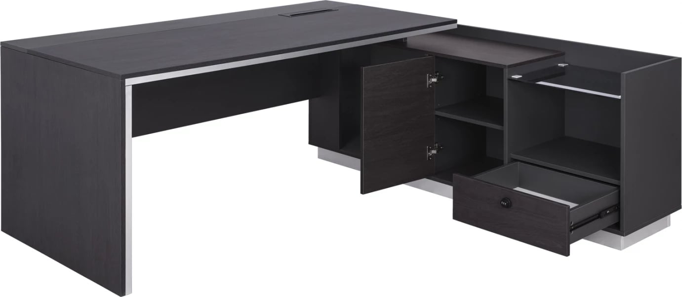 Zyrë profesionale këndore e djathtë, ngjyrë trëndafili, FH2112R, 200x160x76 cm