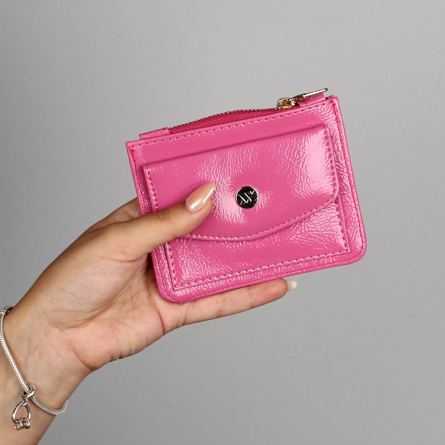 Portofol lëkure, ngjyrë rozë, Zoozie Bags, 1265