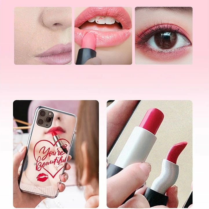 Mbështjellës Kingxbar Angel me pasqyrë dhe kristale Swarovski për iPhone 11 Pro Max, Transparent/Kuq Mbështjellës Kingxbar Angel me pasqyrë dhe kristale Swarovski për iPhone 11 Pro Max, Transparent/Kuq