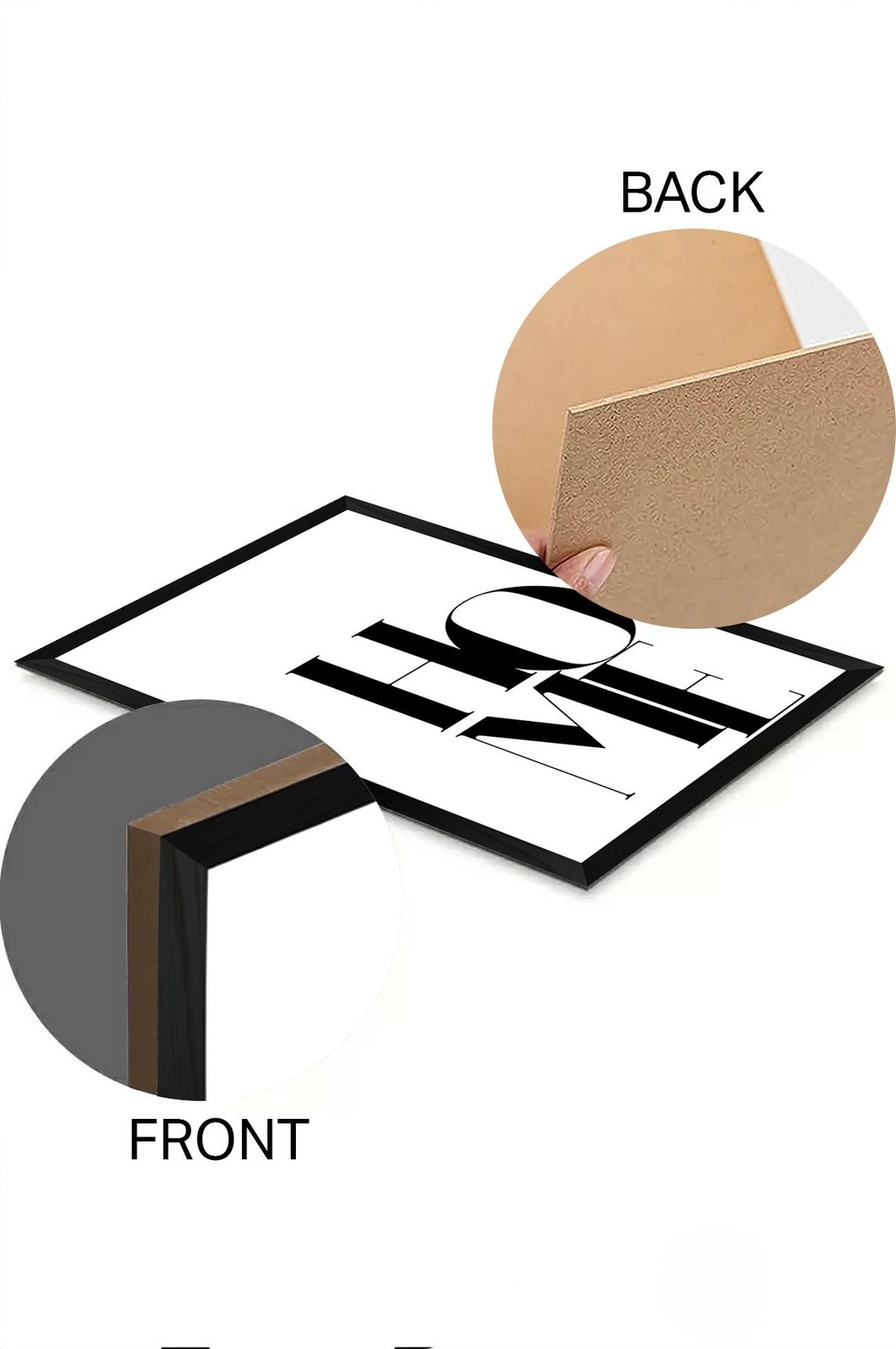 Pikturë dekorative, shumëngjyrëshe, Wallity, 33x48cm