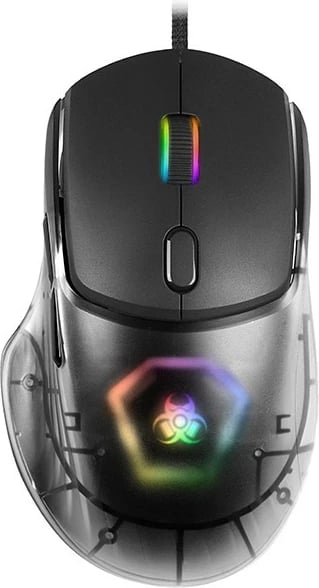 Maus Tracer GameZone NEON USB, RGB, 12400 dpi, i zi