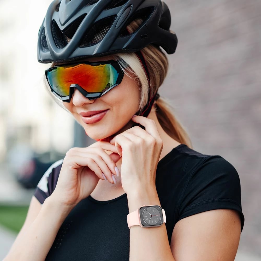 Rrip silikoni Tech-Protect për Apple Watch 6/7/8/9/10/SE/Ultra 1/2 (44/45/46/49 mm), Kuq