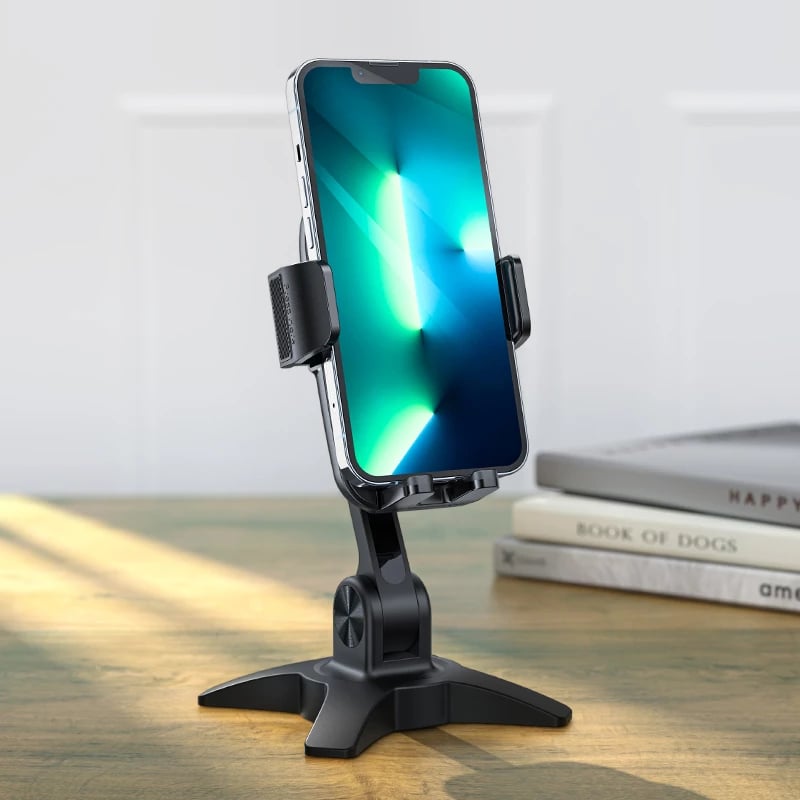 Mbështjellës Acefast E10 për celular, gravitacional, i zi