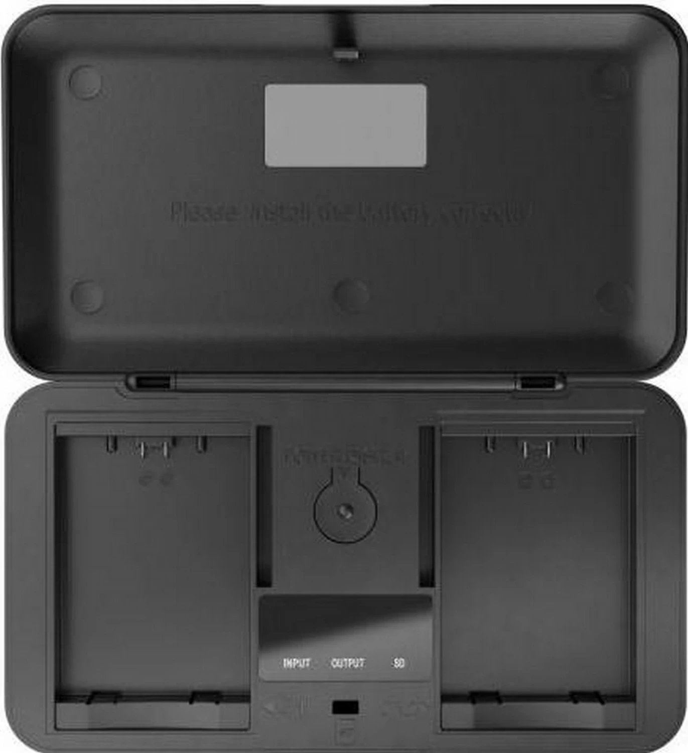 Karikues Newell LCD-PB-SD për bateri DMW-BLK22 Panasonic, dy kanale, e zezë