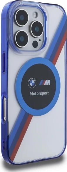 Mbështjellës BMW Motorsport IML Circle MagSafe për iPhone 16 Pro Max 6.9", transparent