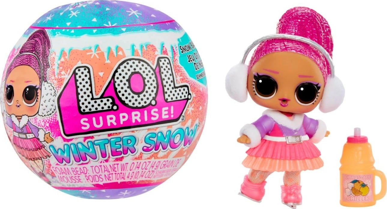 Kukull L.O.L. Surprise Winter Snow Tots, MGA, 120643-EUC, me aksesorë dimërorë