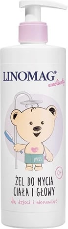 Xhel për trup dhe kokë për fëmijë Linomag 200ml