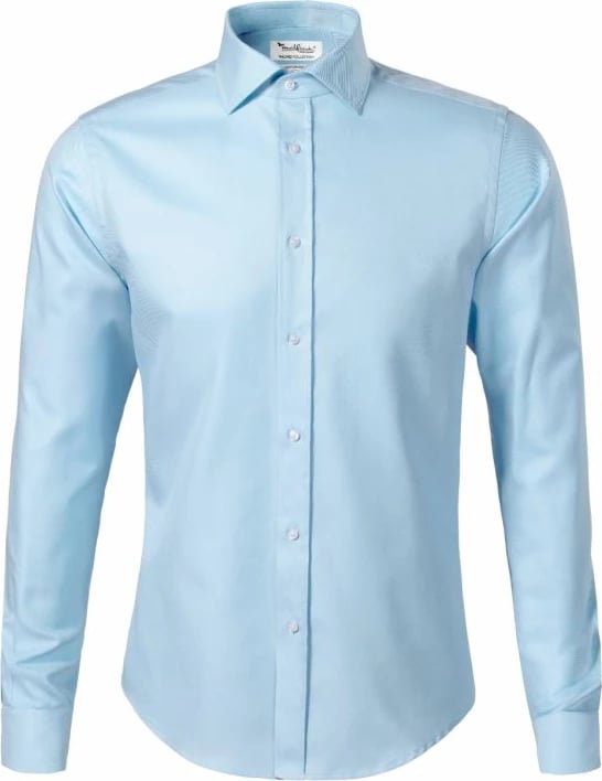 Këmishë për meshkuj Yakimasport, kaltër/bardhë