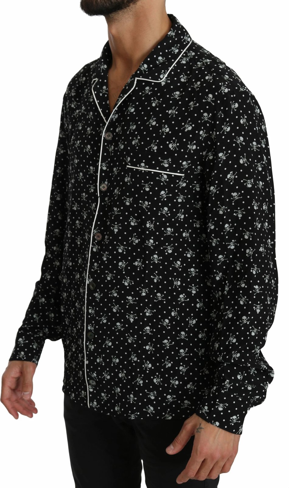 Pizhame për meshkuj Dolce & Gabbana, e zezë