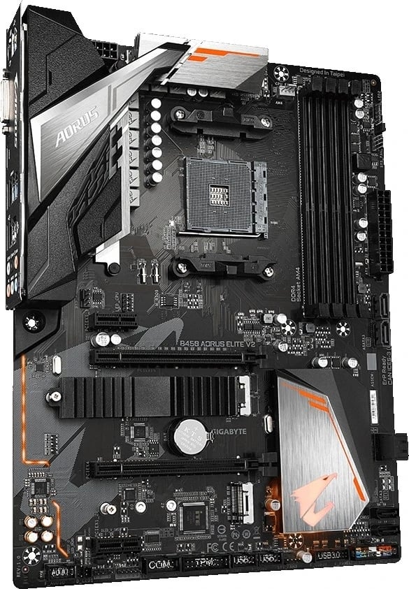 Pllakë amë Gigabyte B450 AORUS ELITE V2, Socket AM4, ATX