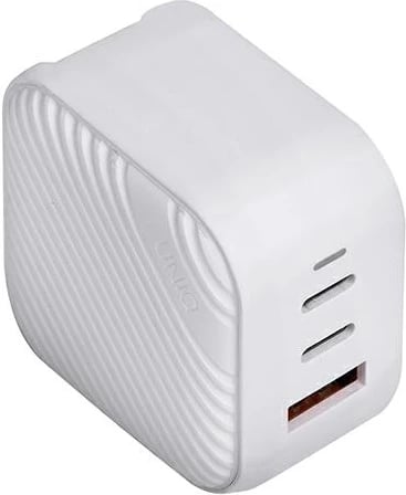 Karikues muri UNIQ Verge Pro 66W, 3 porta USB-C/USB-A, i bardhë