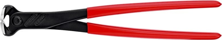 Knipex end-cutting nipper 68 01 280, çelik, dorezë plastike, 280mm, e kuqe