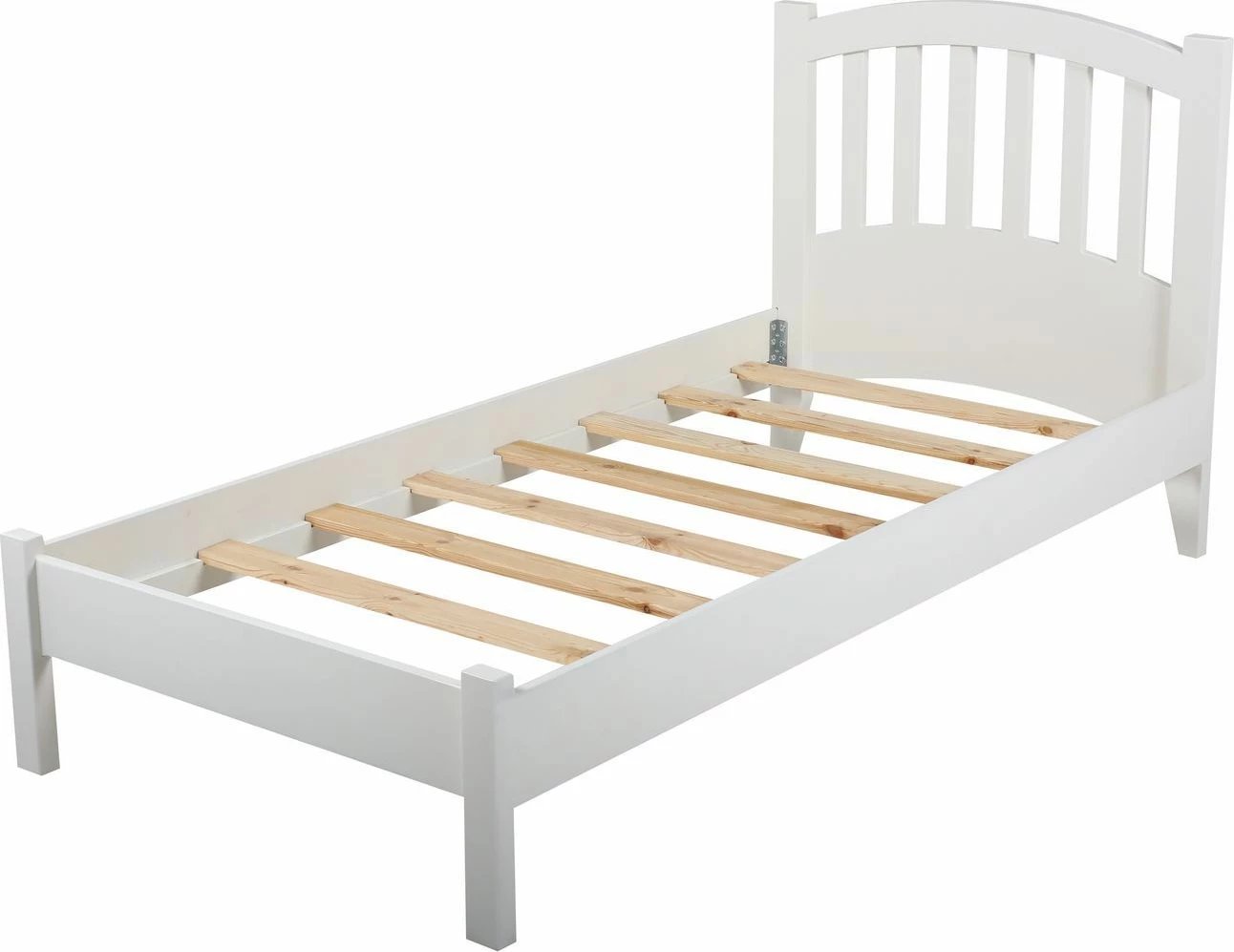 Krevat dopio Hanah Home, Nil Modern Country, 120x200 cm, i bardhë