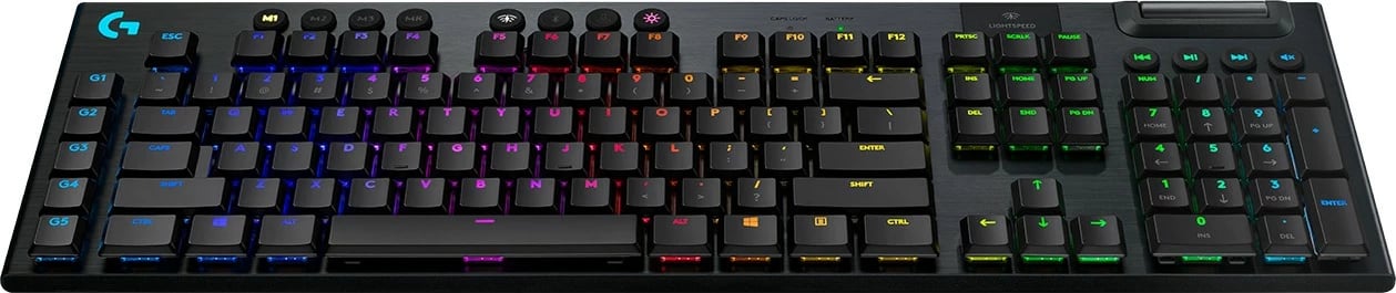 Tastierë mekanike Logitech G915 LIGHTSPEED, wireless, RGB, full-size, alumini