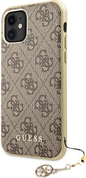 Mbështjellës Guess GUHCN61GF4GBR për iPhone 11/XR, 4G Charms, kafe Mbështjellës Guess GUHCN61GF4GBR për iPhone 11/XR, 4G Charms, kafe