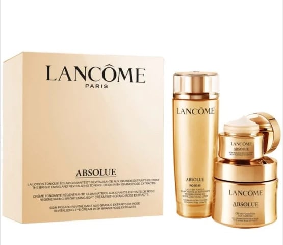 Set Lancome Absolue krem hidratues 60ml + Krem për sytë 20ml + Pastrues 125ml 