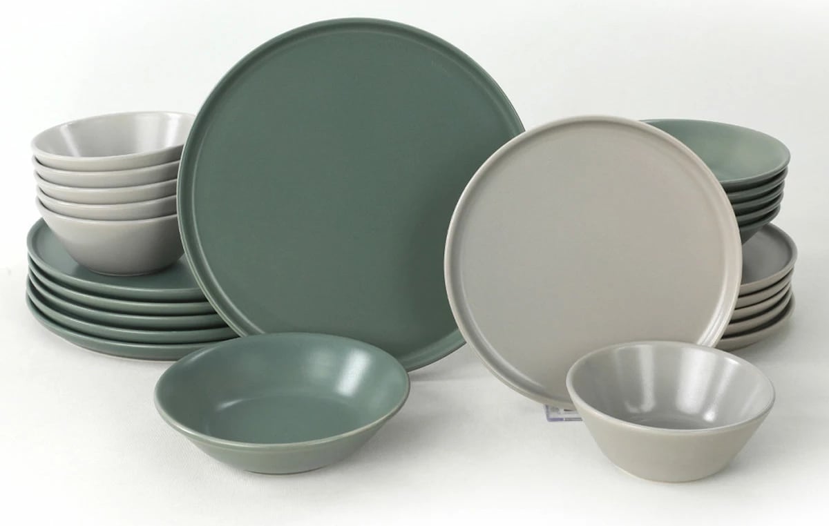 Set enësh për drekë prej qeramike, 24 copë, Hermia Concept, TY039124FX90A000000MAET000