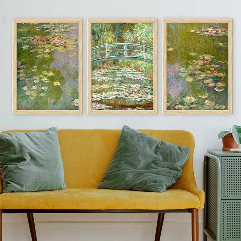 Pikturë dekorative me kornizë (3 pjesë), Wallity, 3NTC_UN2680947_3545