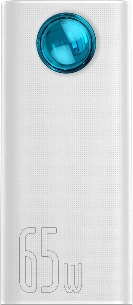 Powerbank Baseus Amblight 30000mAh, 65W, i bardhë