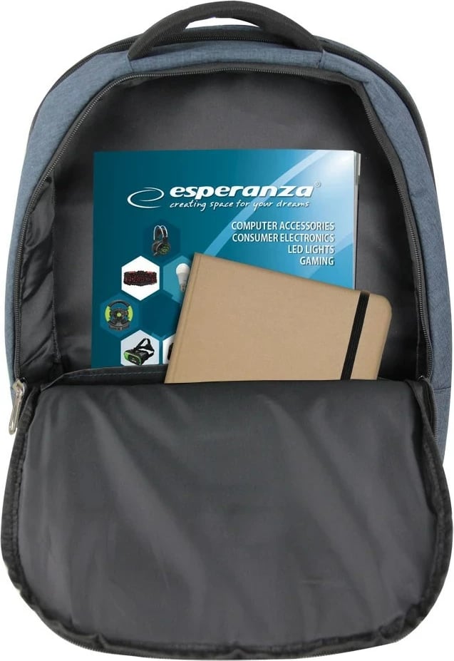 Çantë shpine për laptop Esperanza ET196, 15.6", Blu