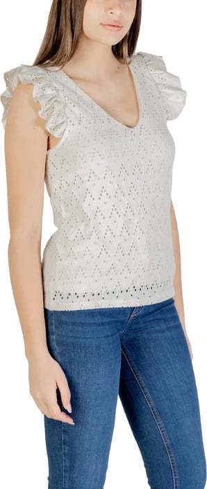 Bluzë Vila Clothes femra beige