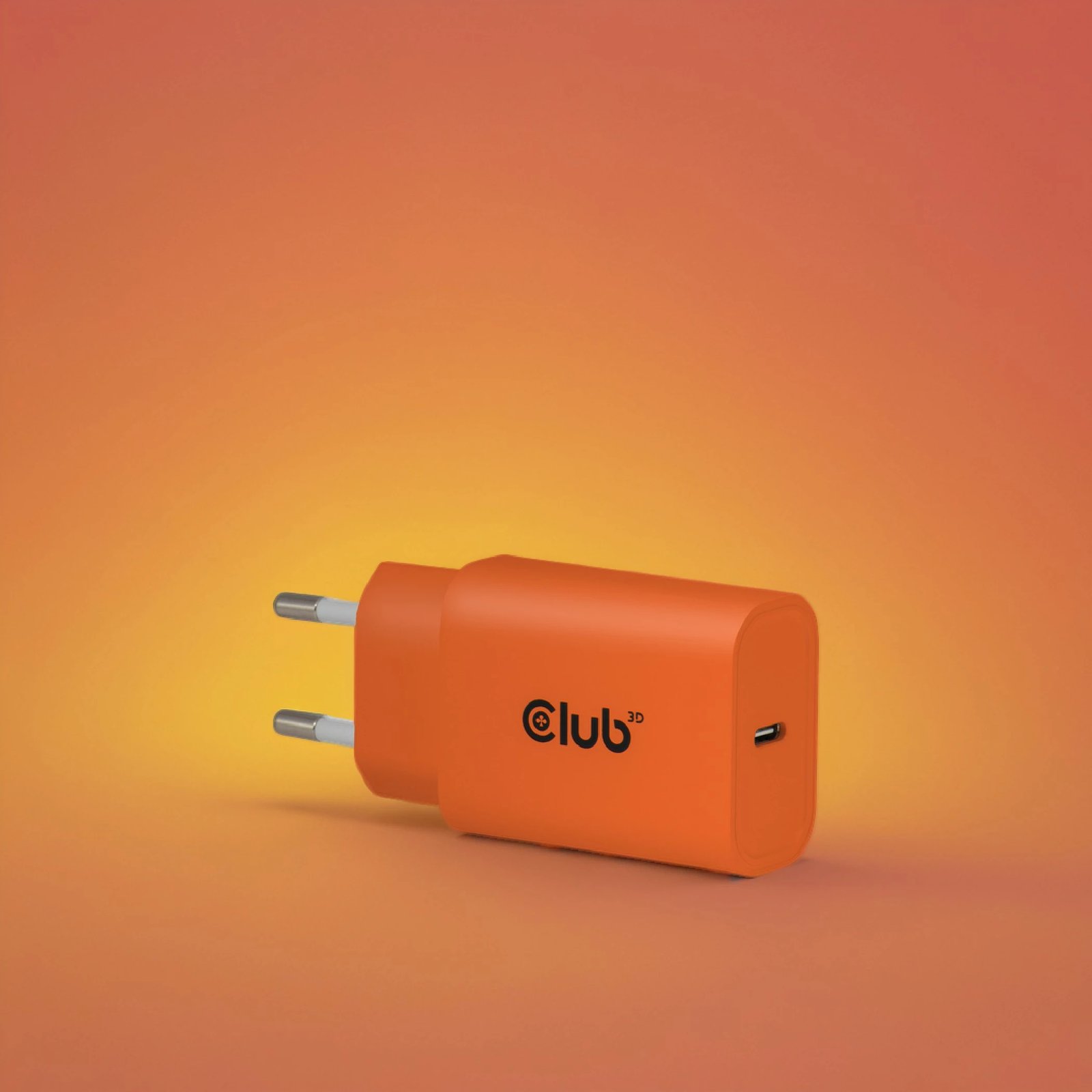 Karikues USB-C Club3D CAC-3023 30W, 2 copë, portokalli