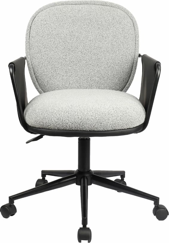 Karrige zyre Post, gri e zezë, 55x59x93 cm