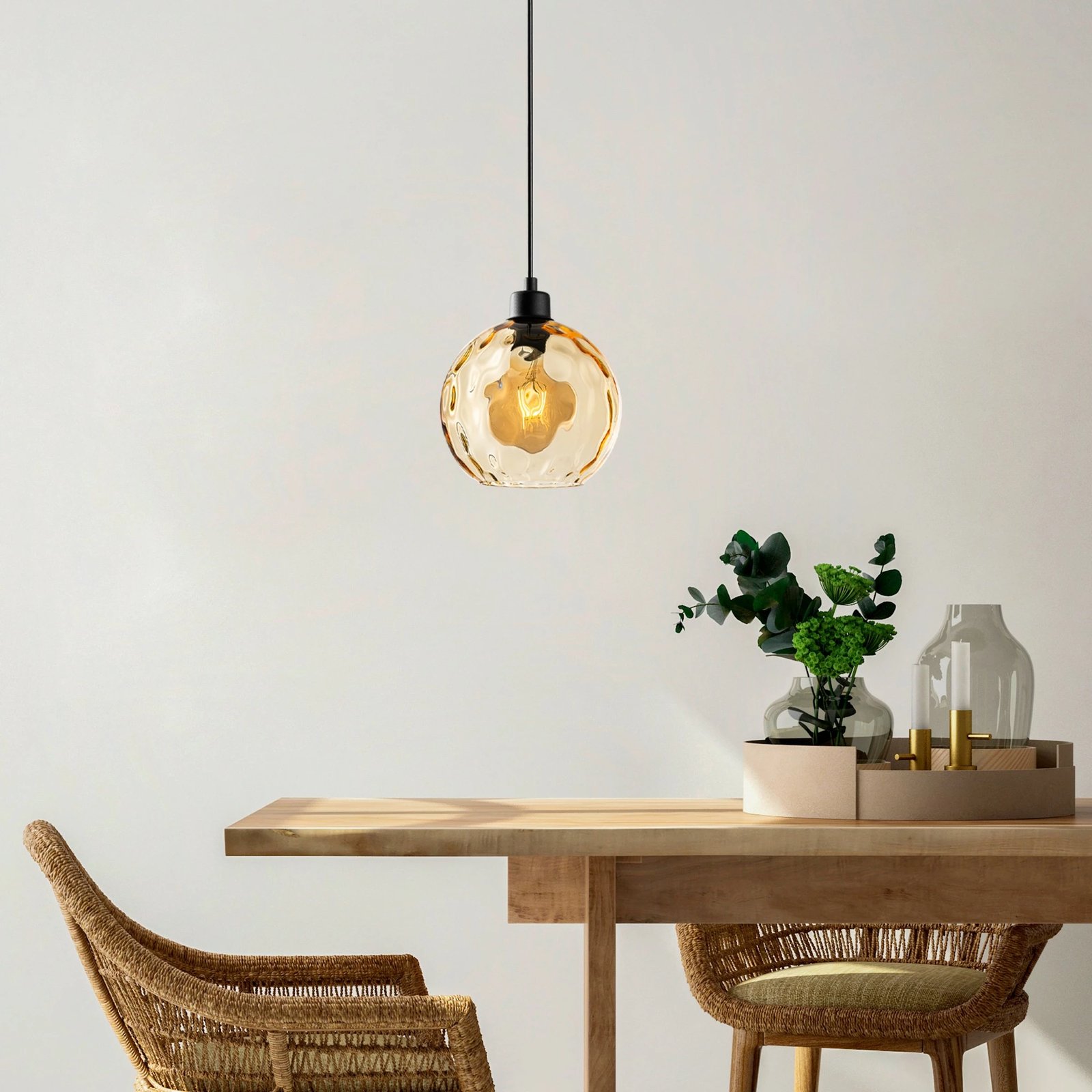 Llambë tavani Opviq Benek, ngjyrë e verdhë, 20-14304