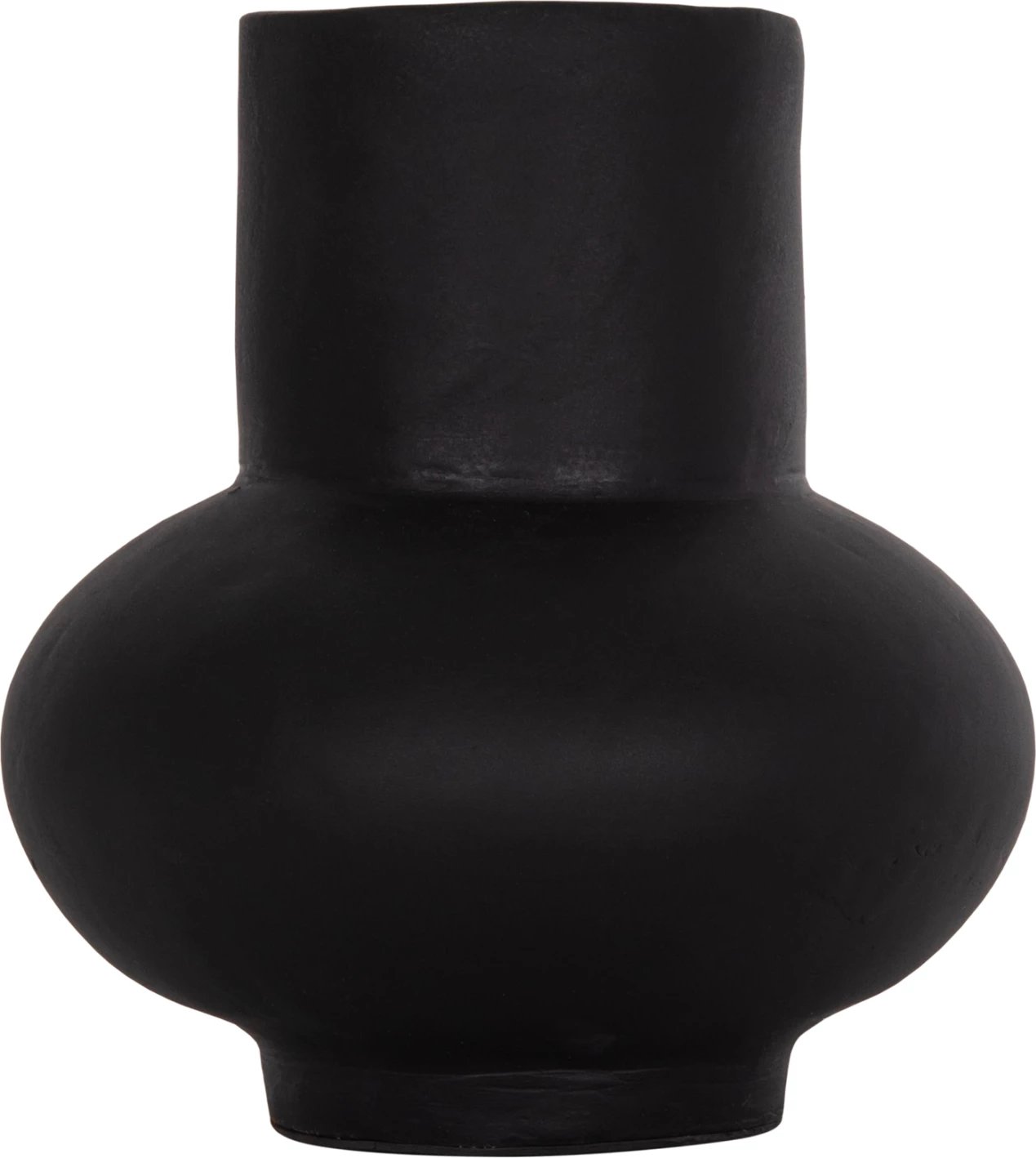 Vazo dekorative tavoline LEMA, terrakotë, e zezë, FH4664.01S, 22x22cm