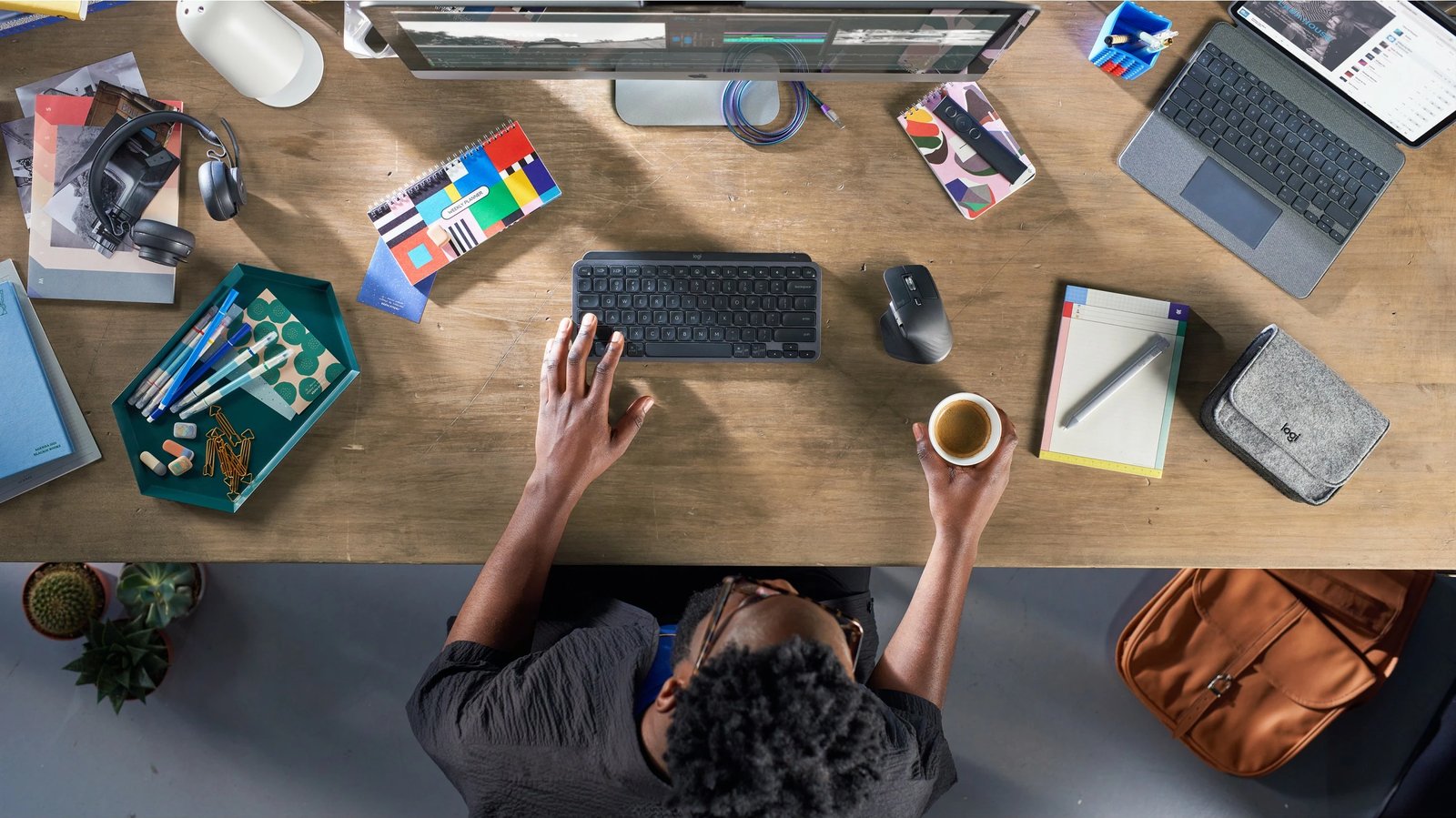 Tastierë wireless Logitech MX Keys Mini, QWERTZ, LED, Grafit