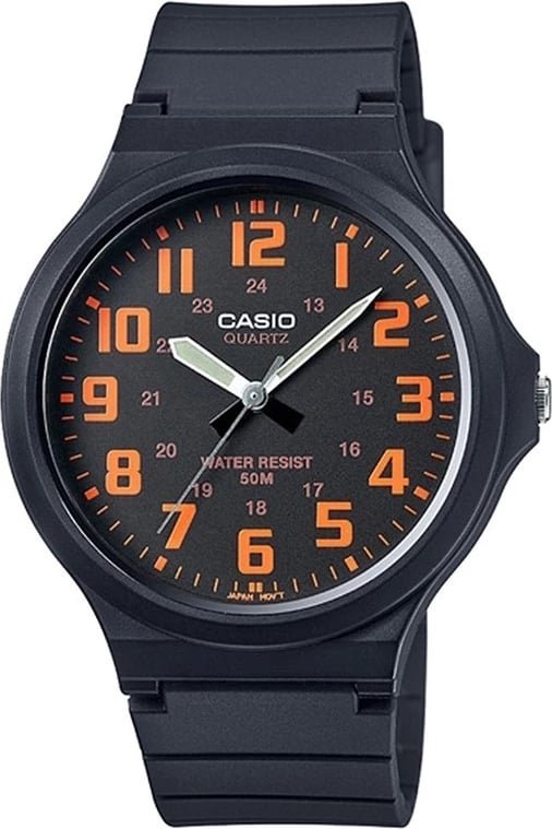 Orë dore për meshkuj CASIO SIMPLE, e zezë