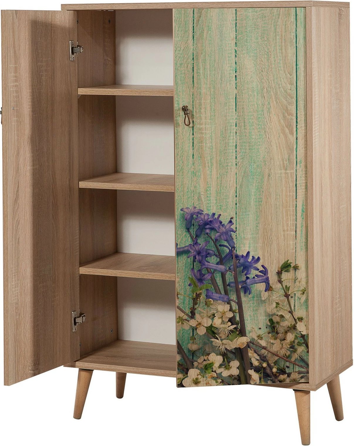 Dollap multifunksional Hanah Home, Multibox - 727, ngjyrë lisi Sonoma